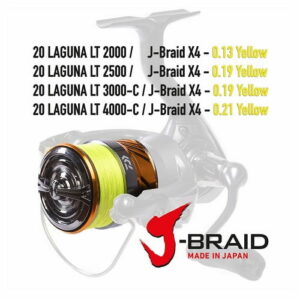 Daiwa Kołowrotek 20 Laguna LT3000-C z Plecionką 0.19mm - obrazek 2