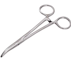 Mikado Szczypce zakrzywione 10 cali/25,5cm - obrazek 1