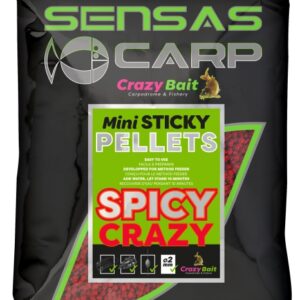Sensas Mini Sticky Pellets Spicy Crazy 2mm/700g - obrazek 1
