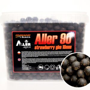 Massive Baits Kulki Aller 90 Strawberry GLM 18mm 5kg - obrazek 1