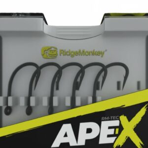 RidgeMonkey Haki Ape-X Straight Point Barbed r.4/10szt - obrazek 2