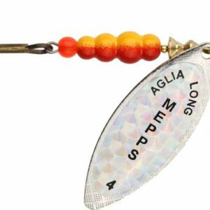 Mepps Aglia Long Rainbo Srebrna nr.4/17g - obrazek 1
