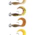 Fox Rage Micro Grub Tail Mixed UV Colour Pack 4szt. - obrazek 1