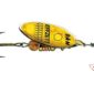 Dam Błyska Obrotowa Predator Reflex Yellow 2/7g - obrazek 1
