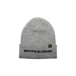 Savage Gear Czapka Fold-Up Beanie Light Grey Melange - obrazek 1