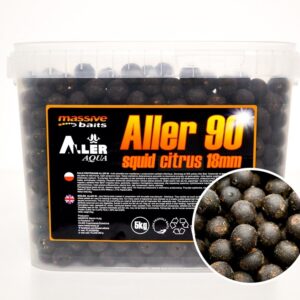 Massive Baits Kulki Aller 90 Squid Citrus 18mm 5kg - obrazek 1