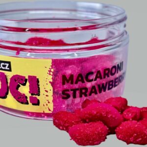 LK Baits CUC! Macaroni Strawberry 30g - obrazek 1