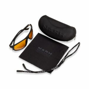 Nash Okulary Black Wrap Yellow Lenses - obrazek 2