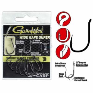 Gamakatsu G-Karp Haczyki Wide Gape #6/10szt. - obrazek 1