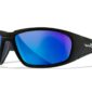 WileyX Okulary Boss Captivate Pol Blue Mirror Smoke Grey Matte Black Frame - obrazek 1